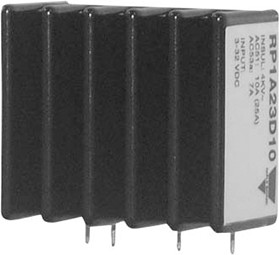 Фото 1/3 RP1A23D10, RP1 D10 Series Solid State Relay, 10 A Load, PCB Mount, 265 V ac Load, 32 V dc Control