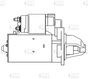 LSt 1620, Стартер УАЗ Патриот 2.3JTD; Iveco Daily 11- 3.0D 2,5кВт StartVolt