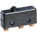 11SM244-T, Basic / Snap Action Switches 5A 250 VAC Pin Plunger