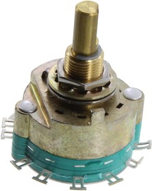 C4D0112N-A, Fully Enclosed Rotary Switch - 1 Pole - 2 to 12 Position Adjustable - Non-Shorting - 0.5A@28VDC/0.3A@125VAC - Dia ...