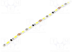 Фото 1/2 LS-FI66-WW, Лента LED, белый теплый, 5630, 12В, LED/м: 66, 5мм, IP20, 120°