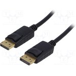 AK-AV-10, Кабель DVI-I для Full HD, DisplayPort 1.2, вилка DisplayPort ...