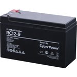 RC 12-9, Батарея аккумуляторная для ИБП CyberPower Standart series RС 12-9, Аккумуляторная батарея SS CyberPower RC 12-9 / 12 В 9 Ач