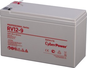 Фото 1/5 Батарея аккумуляторная для ИБП CyberPower Professional series RV 12-9, Аккумуляторная батарея PS CyberPower RV 12-9 / 12 В 9 Ач