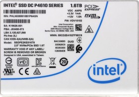 Intel SSD DC P4610 Series, 1.6TB (SSDPE2KE016T801), Твердотельный накопитель | купить в розницу и оптом