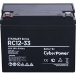 Аккумуляторная батарея CyberPower RC 12-33 12В/33Ач, клемма Болт М6 ...