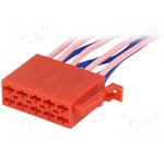 ZRS-ISO-2B, ISO plug,wires; PIN: 10