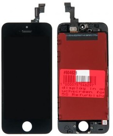 (iPhone 5s) дисплей в сборе с тачскрином для Apple iPhone 5S Refurbished, черный