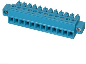 Фото 1/2 TBP02P1W-381-12BE, Pluggable Terminal Blocks Terminal block, pluggable, 3.81, plug, 12 pole, slotted screw, blue