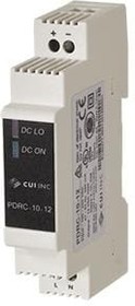 PDRC-10-24, DIN Rail Power Supplies ac-dc, 10 W, 24 Vdc, single output, DIN rail