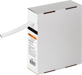 Термоусаживаемая трубка ТУТнг 10/5 белая в коробке (10 м/упак) TDM