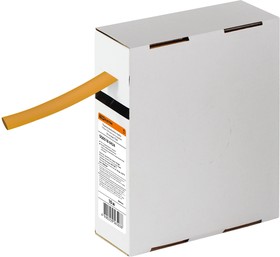 Термоусаживаемая трубка ТУТнг 10/5 желтая в коробке (10 м/упак) TDM