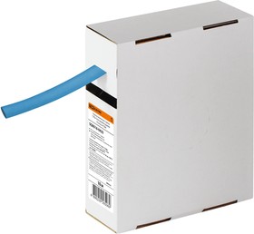Термоусаживаемая трубка ТУТнг 10/5 синяя в коробке (10 м/упак) TDM