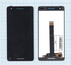 Дисплей для Nokia 2.1 черный