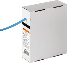 Термоусаживаемая трубка ТУТнг 6/3 синяя в коробке (10 м/упак) TDM
