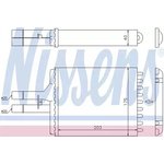 72656, Радиатор отопителя OPEL: VECTRA B (36) 1.6 I/1.6 I 16V/1.7 TD/1.8 I ...