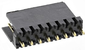 Фото 1/2 4750334108400, 475 Series Straight Through Hole PCB Header, 8 Contact(s), 2.54mm Pitch, 1 Row(s), Shrouded