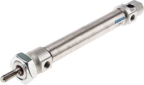 Фото 1/4 DSNU-20-100-PPS-A, Pneumatic Cylinder - 559275, 20mm Bore, 100mm Stroke, DSNU Series, Double Acting