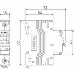 W901P064 / Автоматический выключатель 1P 6 A C 4,5 kА