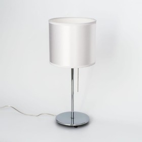 Фото 1/5 Настольная лампа Аврора с белым абажуром CL463810