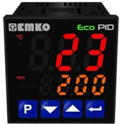ECOPID.4.6.1R.S.485, Temperature Controller, ON / OFF / PID / PI / PD / P, RTD / Thermocouple, Pt100 / Cu50, 30V, Relay / SSR
