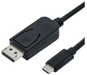 11.04.5846, Video Cable, USB-C Plug - DisplayPort Plug, 3840 x 2160, 2m