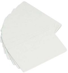 104523-116, Plastic Card, 500 Cards, PVC, White