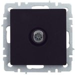 BR-A10-O-K02, BRITE Роз. TV оконечная РТВ11-0-БрЧ черн. IEK