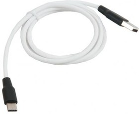 (6957531071402) кабель USB HOCO X21 Silicone для Type-C, 2.0А, 3.0A, длина 1.0м, белый