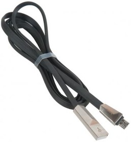 (6957531041955) кабель USB HOCO x4 Zinc для Micro USB, 2.4А, длина 1.2м, черный