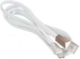 (6957531041986) кабель USB HOCO x4 Zinc для Type-C, 2.4A, длина 1.2м, белый