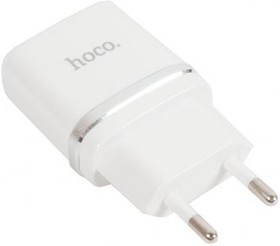 (6957531047728) зарядное устройство HOCO c11 Smart 1xUSB-A, 5V, 1.0A, белый