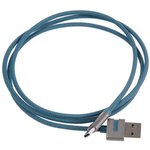 (RC-089a) кабель USB REMAX RC-089a Metal для Type-C, 2.4А, длина 1.0м, синий