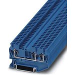 3031254, ST 2.5-TWIN BU Series Blue Feed Through Terminal Block