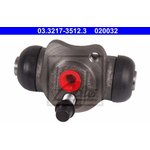 03.3217-3512.3, CHEVROLET brake working cylinder: LANOS Inclined rear 1.4/1.5 ...