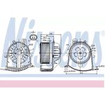 87038, Вентилятор отопителя салона RENAULT GRAND SCENIC 04-, SCENIC II 03-,