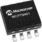 MCP79401-I/SN, Real Time Clock (RTC) Serial-I2C, 8-Pin SOIC