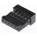 661006151923, 6-Way IDC Connector Socket for Cable Mount, 1-Row