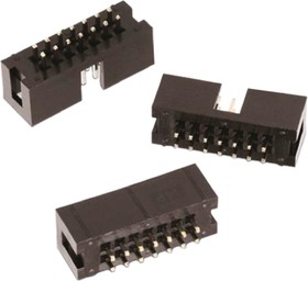 61202621621, Pin Header, Wire-to-Board, 2.54 мм, 2 ряд(-ов), 26 контакт(-ов), Through Hole Straight