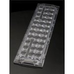 FS15626, Линза для LED, прямоугольная, Мат-л: PммA плексиглас, прозрачный