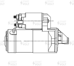 LSt 2710, Стартер Geely MK Cross 10- 1.5i 1,4 кВт StartVolt