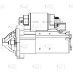 LSt 2717, Стартер Chery Tiggo 3 17- 1.6i 1,4 кВт StartVolt