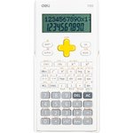 Калькулятор Deli E1720-white, 10+2-разрядный, белый