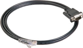 Фото 1/2 CBL-RJ45M9-150, Male RJ45 to Female 9 Pin D-sub Serial Cable, 1.5m