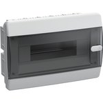 UIC-KP12-V-12-41-K01, Бокс ЩРВ-П-12 IP41 черная прозрачная дверь UNION Compact IEK