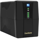 EX292786RUS, ИБП ExeGate Power Back BNB-1000.LED. AVR.2SH.RJ.USB ...