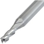 AHNO Фреза твердосплавная 1.5мм (L=50, l=4, хв=4) Z3 45° по алюминию и ...