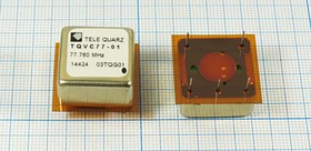 Управляемый напряжением (VCXO) Генератор кварцевый 77.76МГц, ПЧ:100ppm; гк 77760 \VCXO\20x20x10\T/ CM\5В\TQVC77-01\