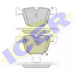 181687, Колодки дисковые задние BMW E65/E66 4.5/6.0/4.0D 01