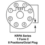 KRPA-5DG-24, Industrial Relays SPDT 10A 24VDC